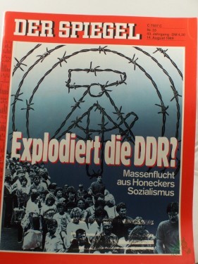 Product image of the product “33/1989, 14. August, Explodiert die DDR, Massenflucht aus Honeckers Sozialismus ”