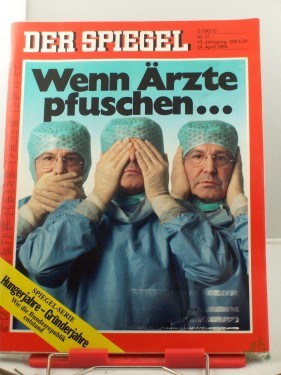 Product image of the product “17/1989, 24. April, Wenn Ärzte pfuschen ”