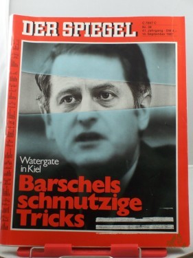 Artikelbild des Artikels “38/1987, 14. September, Barschels schmutzige Tricks “