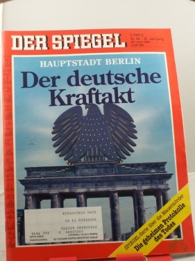 Artikelbild des Artikels “26/1991, 24. Juni, Der deutsche Kraftakt “