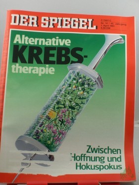 Artikelbild des Artikels “14/1991, 1. April, Alternative Krebstherapie “