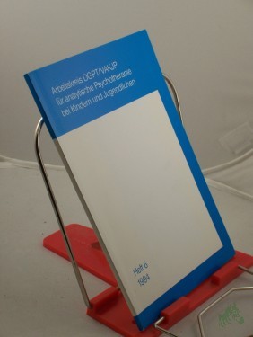 Artikelbild des Artikels “Arbeitskreis DGPT/VAKJP für analytische Psychotherapie bei Kindern und Jugendlichen, Heft 6, 1994 “