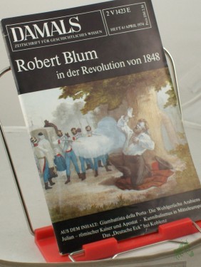 Artikelbild des Artikels “4/1974, Robert Blum in der Revolution von 1848 “