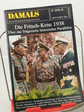 Artikelbild des Artikels “9/1984, Die Fritsch Krise 1938 “
