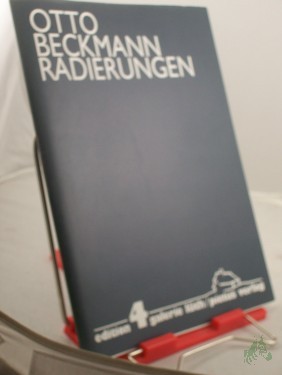 Artikelbild des Artikels “Radierungen / Otto Beckmann. Mit einer Einf. von Joachim Kruse. Hrsg. von Hans-Heinrich Lüth “
