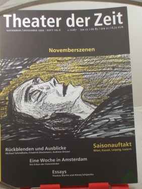 Artikelbild des Artikels “6/1999, Heft 11/1999 Novemberszenen Saisonauftakt Wien, Kassel, Leipzig, Luzern “