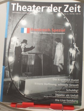 Product image of the product “Heft 09/1998 Frankreich Spezial Exkursion in die benachbarte Theaterlandschaft ”