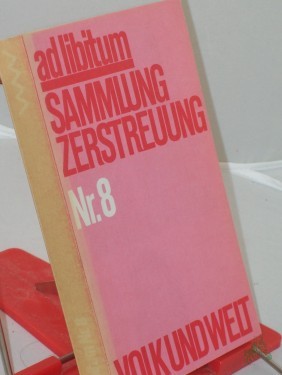 Product image of the product “ad libitum Sammlung Zerstreuung Nr. 8 ”