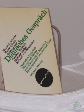 Artikelbild des Artikels “Deutsches Gespräch : Dialoge u. Reden vom Kirchentag in Düsseldorf ; d. Dialoge u. Reden sind beim 21. Dt. Evang. Kirchentag gehalten worden, d. vom 5. - 9. Juni 1985 in Düsseldorf stattfand / Heinrich Albertz... hrsg. von Gerhard Rein “