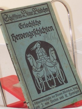 Artikelbild des Artikels “Griechische Heroengeschichten seinem Sohn erzählt von Berthold Georg Niebuhr “