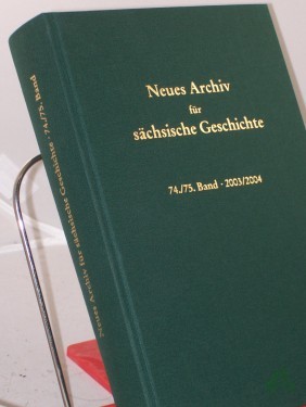 Artikelbild des Artikels “74./75. Band 2003/2004 “