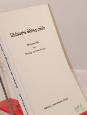 Artikelbild des Artikels “Berichtsjahre 1989 und Nachträge aus früheren Jahren “