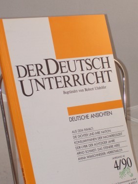 Artikelbild des Artikels “4/1990, Deutsche Ansichten “