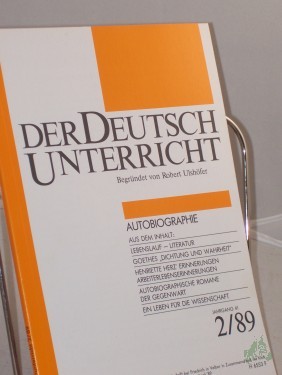 Product image of the product “2/1989, Autobiographie ”