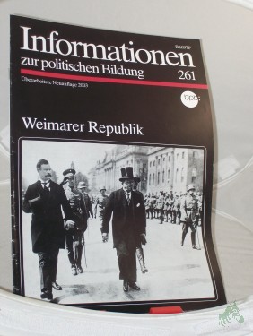 Artikelbild des Artikels “überarbeitete Neuauflage 2003, Weimarer Republik “