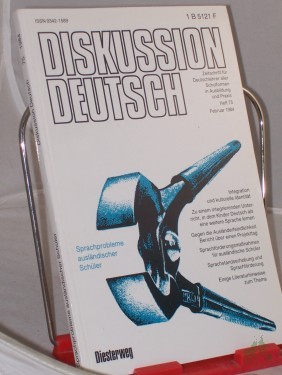 Artikelbild des Artikels “2/1984, Sprachprobleme ausländischer Schüler “