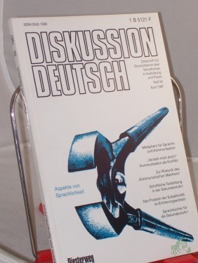 Artikelbild des Artikels “4/1987, Aspekte der Sprachlichkeit “