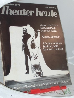 Artikelbild des Artikels “12/1972, Adam und Eva ein neues Stück von Peter Hacks “
