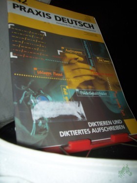 Artikelbild des Artikels “3/1997, Diktieren und diktiertes Aufschreiben “