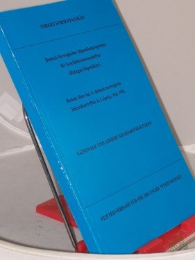 Artikelbild des Artikels “Deutsch-Norwegisches Stipendienprogramm für Geschichtswissenschaften (Ruhr gas-Stipendium) : Bericht über das 6. deutsch-norwegische Historikertreffen in Leipzig, Mai 1993 : nationale und andere Solidarstrukturen “
