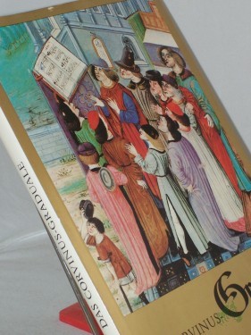 Artikelbild des Artikels “Das Corvinus-Graduale / einl. Studie u. Bildbeschreibungen von Elisabeth Soltész. Ins Dt. übertr. von Franz Gottschlig “