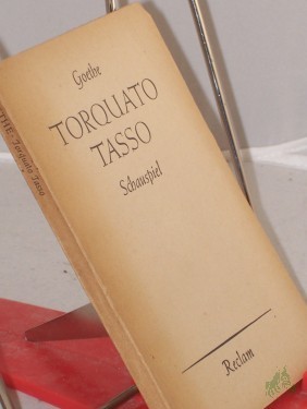 Artikelbild des Artikels “Torquato Tasso : Ein Schauspiel / Goethe “
