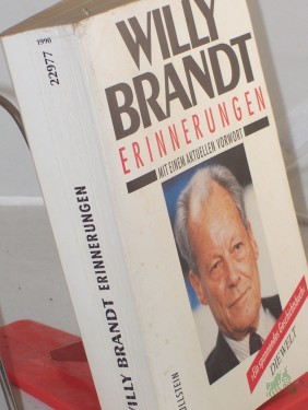 Artikelbild des Artikels “Erinnerungen : mit einem aktuellen Vorwort / Willy Brandt “