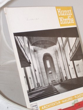 Artikelbild des Artikels “3/1959 Kunst und Kirche, “
