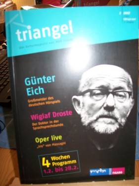 Artikelbild des Artikels “Triangel 2/2007, Günter Eich “