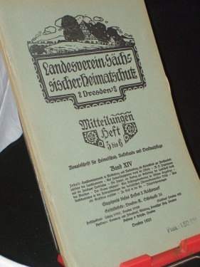 Artikelbild des Artikels “Mitteilungen Heft 5-6; 1925 “