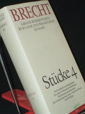 Product image of the product “Brecht, Bertolt: Band. 4. Stücke. / Bearb. von Johanna Rosenberg u. Manfred Nössig ”