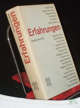 Artikelbild des Artikels “Erfahrungen : Erzähler d. DDR; Anthologie / hrsg. von Harald Korall u. Werner Liersch “