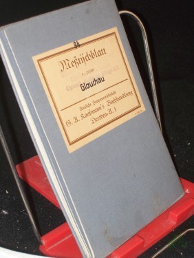 Artikelbild des Artikels “Messtischblatt (Meßtischblatt) 1:25000, GLAUCHAU “