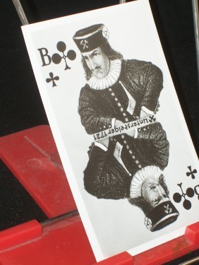 Artikelbild des Artikels “Schloßmuseum und Spielkartenmuseum, Skatstadt Altenburg, Kreuz Bube aus einer 1925 in Altenburg gedruckten Bergbaukarte “