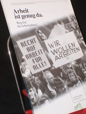 Artikelbild des Artikels “Arbeit ist genug da, Weg frei für Arbeitsplätze “