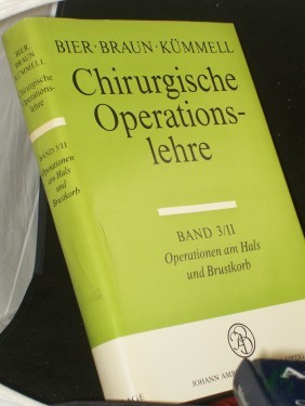 Artikelbild des Artikels “Chirurgische Operationslehre, Bd. 3/II., Operationen am Hals und Brustkorb / 2. “