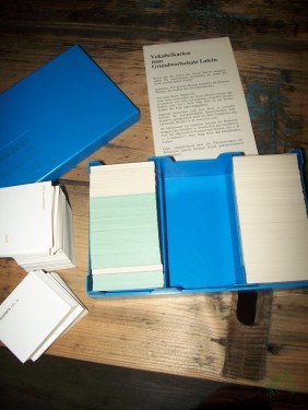 Product image of the product “Vokabelkarten zum Grundwortschatz Latein ”