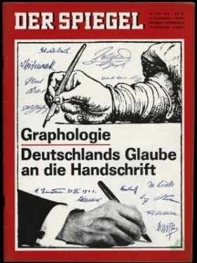 Product image of the product “27/1965, Graphologie Deutschlands Glaube an die Handschrift ”