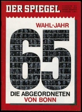 Product image of the product “3/1965, Wahljahr 65 die Abgeordneten von Bonn ”