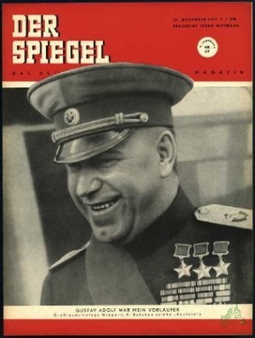 Artikelbild des Artikels “47/1951, GUSTAV ADOLF WAR MEIN VORLÄUFER; GROSSRAUMSTRATEGE GREGORIJ K SCHUKOW “