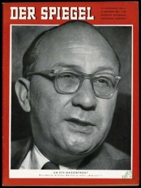 Artikelbild des Artikels “47/1959, AN DER WASSERFRONT; BUNDESMINISTER BALKE “