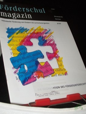 Artikelbild des Artikels “3/1997, Die Organisation des Förderunterrichts “
