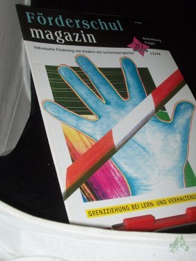 Artikelbild des Artikels “12/1998, Grenzziehung bei Lern- und Verhaltensauffälligkeit “