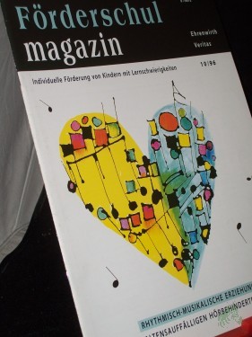 Artikelbild des Artikels “10/1996, Rhythmisch musikalische Erziehung bei Verhaltensauffälligen hörbehinderten Kindern “