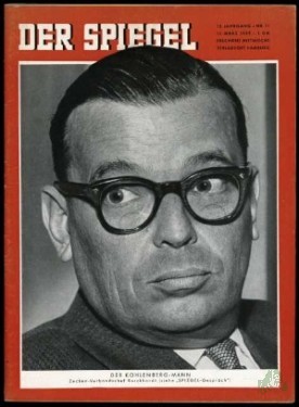 Artikelbild des Artikels “11/1959, Der Kohlenberg Mann, Zechen Verbandschef Burckhardt “