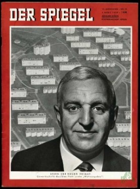 Artikelbild des Artikels “10/1959, Stern der neuen Heimat, Gewerkschafts Baulöwe Plett “