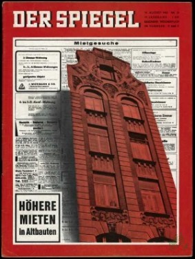 Artikelbild des Artikels “33/1963, Höhere Mieten in Altbauten “