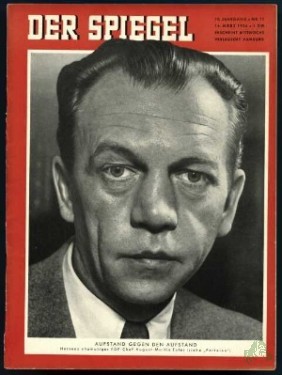 Artikelbild des Artikels “11/1956, Aufstand gegen den Aufstand, Hessens ehemaliger FDP Chef August Martin Euler “