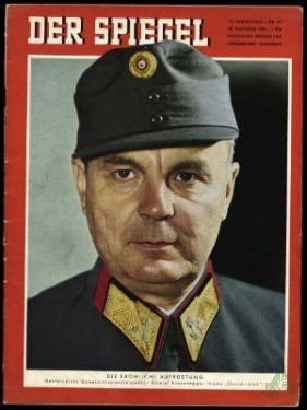 Artikelbild des Artikels “41/1956, Die fröhliche Aufrüstung, Österreichs Gruppeninspektor Oberst Fussenegger “