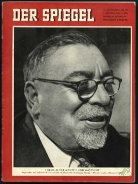 Artikelbild des Artikels “40/1956, Formeln für Mensch und Maschine, Begründer der Roboter Wissenschaft Mathematik Professor Norbert Wiener “